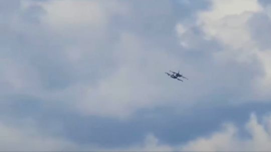 Imagen para el artículo: Impactante accidente aéreo entre dos aviones militares en Idawo, Estados Unidos