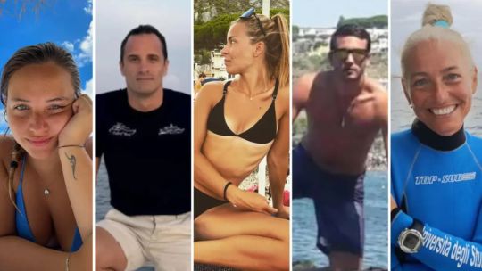 Imagen para el artículo: Quiénes son los cinco turistas italianos que murieron durante una excursión de buceo