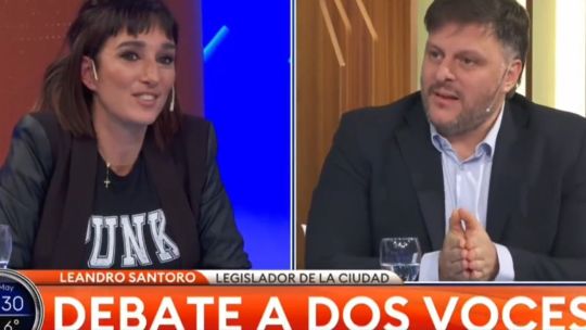 Imagen para el artículo: Leila Gianni cruzó a Leandro Santoro con una frase inesperada: “¿Querés saber con quién me acuesto?”
