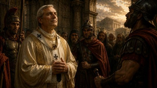Imagen para el artículo: El pacificador de la cristiandad primitiva: el martirio y la fe inquebrantable del Papa San Juan I