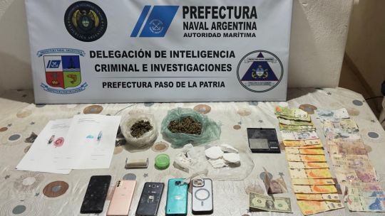 Imagen para el artículo: Golpe al narcomenudeo: Prefectura desbarató un búnker de drogas en Corrientes