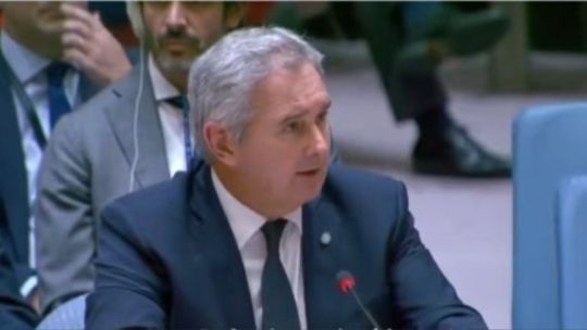 Imagen para el artículo: Quirno apoyó la candidatura de Rafael Grossi a Secretario General y solicitó una reforma de la ONU: "Necesita una brújula moral"