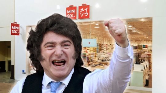 Imagen para el artículo: Furor por la apertura de Miniso en el Dot Baires Shopping: cuadras de cola, estrellas juveniles y un irónico mensaje de Javier Milei