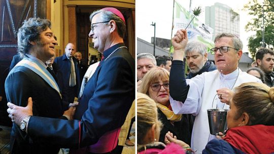 Imagen para el artículo: García Cuerva, el sacerdote que domó a Milei