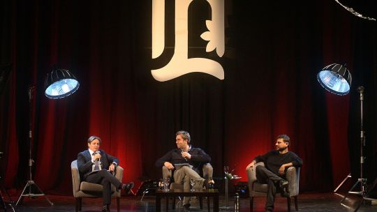 Imagen para el artículo: Juan Grabois y Christian Asinelli reflexionaron sobre el legado del Papa Francisco en Luján