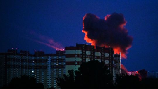 Imagen para el artículo: Ataque nocturno ruso con drones y misiles contra Ucrania: 18 muertos y 100 heridos
