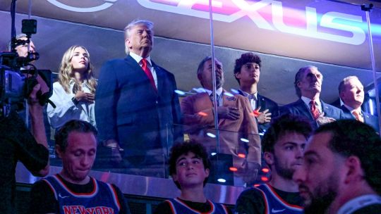 Imagen para el artículo: Donald Trump fue abucheado durante la tercera final de la NBA en New York