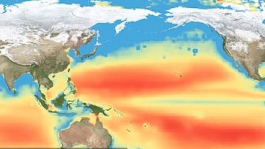 Imagen para el artículo: Súper El Niño: satélites de NASA revelan el fenómeno que amenaza con disparar el calentamiento global