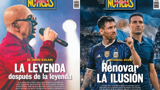 Imagen para el artículo: Dos suplementos históricos de NOTICIAS: la Scaloneta en el Mundial y el legado del Indio Solari