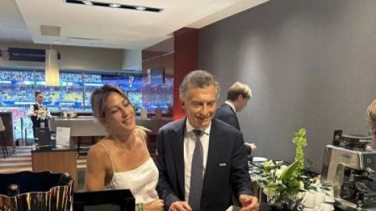 Imagen para el artículo: Las fotos de Macri y su novia en Estados Unidos siguiendo el Mundial