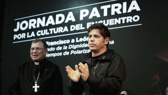 Imagen para el artículo: Massa va por el m² de la gente, Kicillof acelera su construcción y Máximo obligado a salir