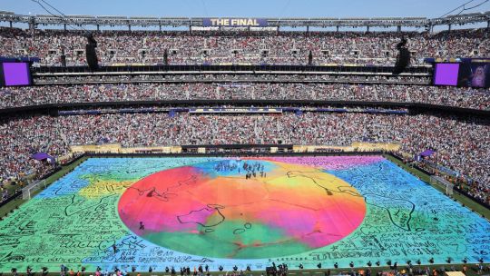 Imagen para el artículo: Madonna, BTS, Justin Bieber y Shakira brillaron en el show del entretiempo de la final del Mundial 2026