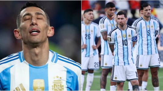 Imagen para el artículo: El imperdible mensaje de Di María tras la derrota de Argentina ante España: "La mejor selección de toda la historia de nuestro país"