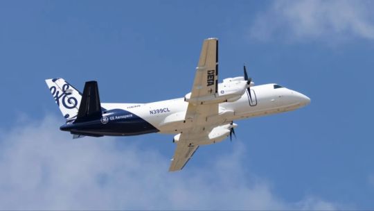 Imagen para el artículo: La NASA y GE Aerospace logran un avance histórico con la demostración de un vuelo híbrido-eléctrico