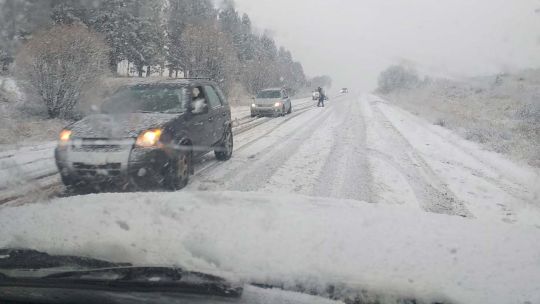 Imagen para el artículo: Galería de fotos del temporal de nieve en Mendoza, Río Negro, Neuquén y Santa Cruz