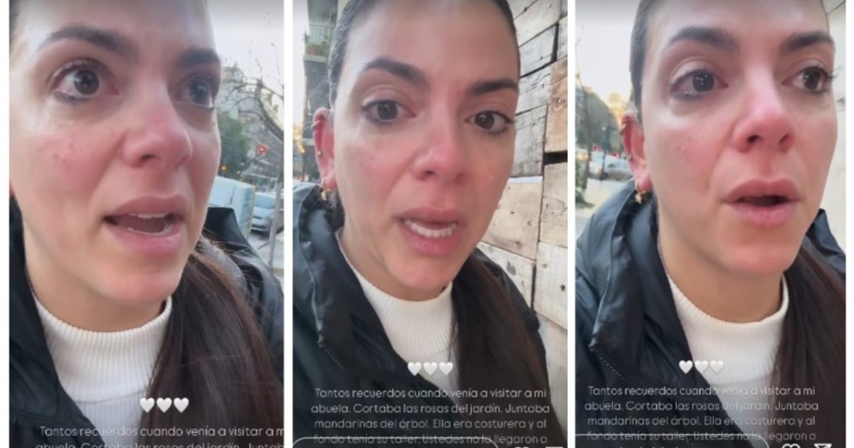 Imagen para el artículo: Belu Lucius se quebró al ver demolida la casa de sus abuelos y compartió una emotiva reflexión