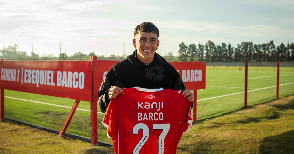 Imagen para el artículo: Esequiel Barco volvió a pisar Villa Domínico y reafirmó su deseo: "Quiero jugar en Independiente"