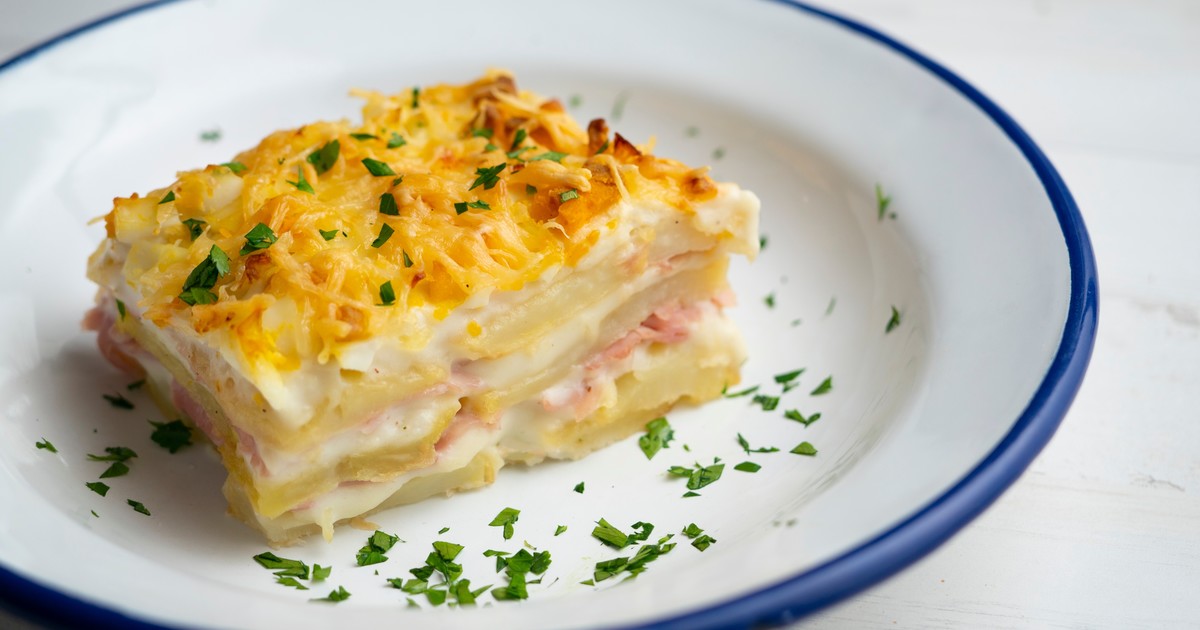 Imagen para el artículo: Pastel de papa con jamón y queso