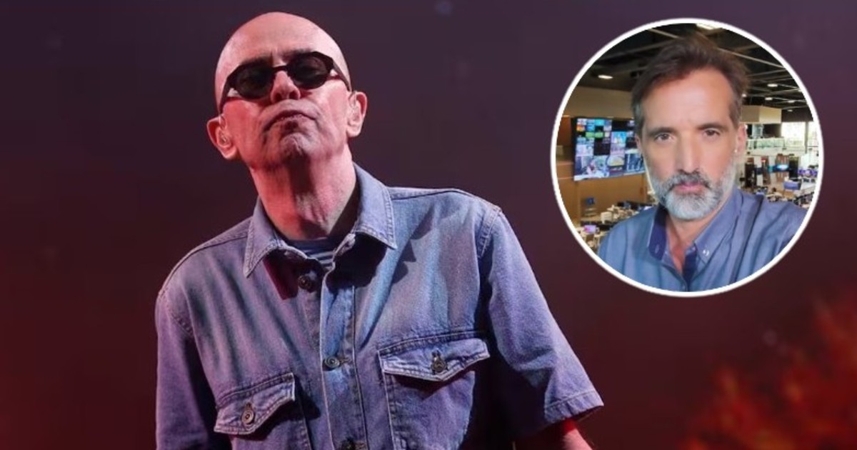 Imagen para el artículo: Murió el Indio Solari: un periodista de TN se quebró en vivo al contar la triste noticia