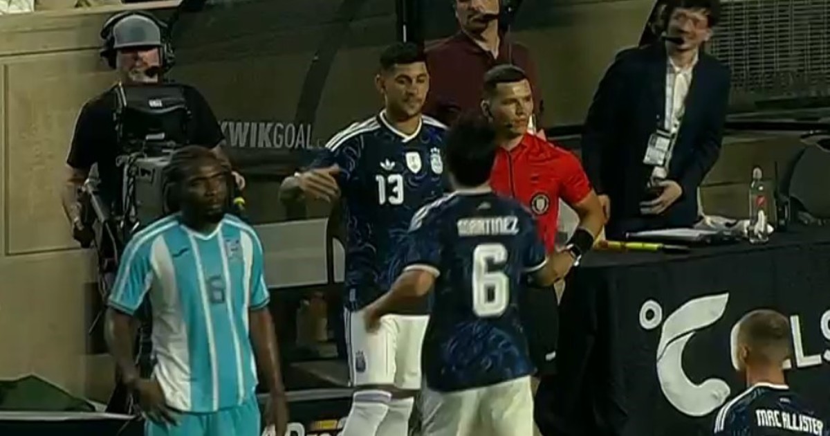 Imagen para el artículo: El Cuti Romero y una buena noticia para Argentina: entró media hora contra Honduras y volvió a jugar después de 50 días