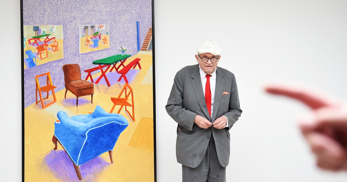 Imagen para el artículo: Murió David Hockney a los 88 años: leyenda del arte contemporáneo
