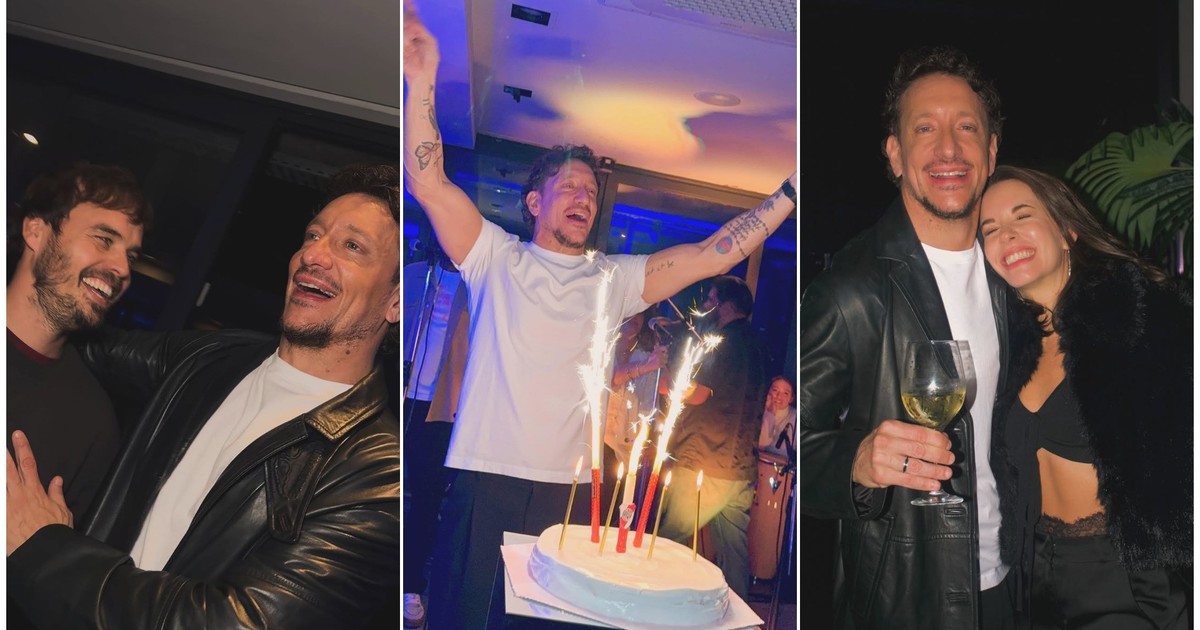 Imagen para el artículo: Nico Vázquez, de cumpleaños: festejo sorpresa, torta de River y fotos con Dai Fernández