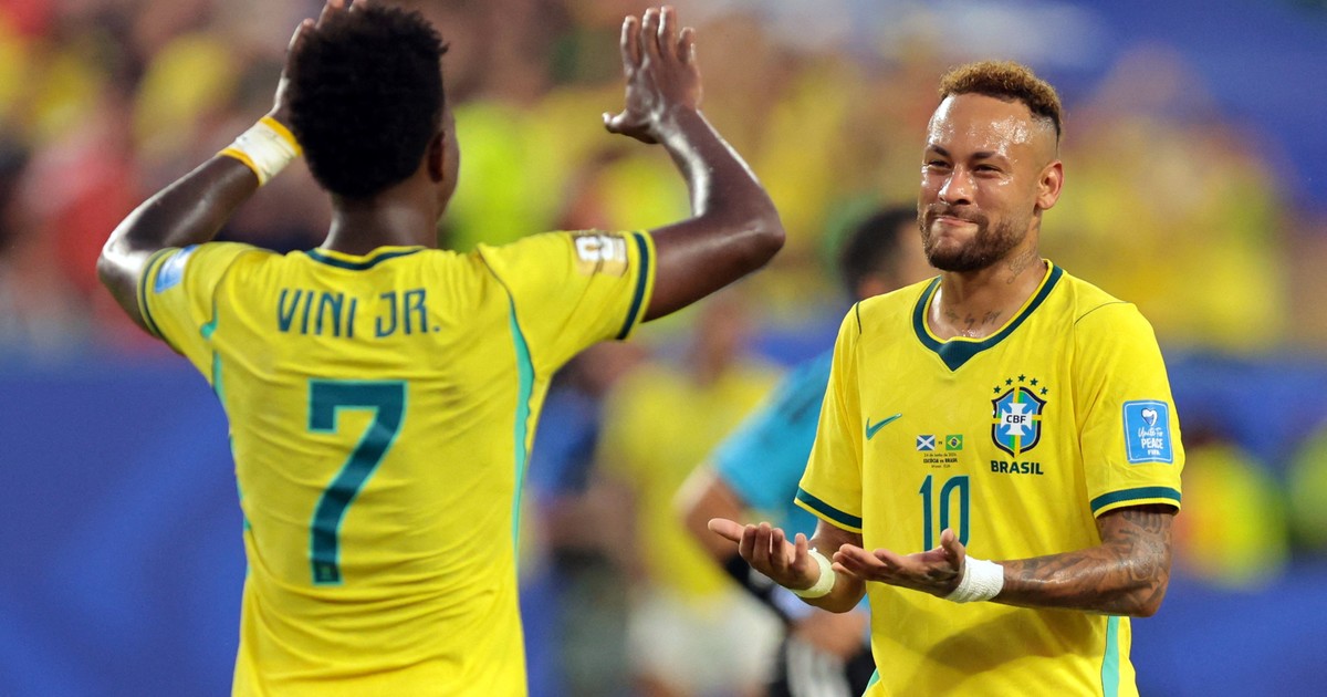 Imagen para el artículo: Con un ratito de Neymar y Vinicius encendido, Brasil goleó a Escocia, ganó su grupo y solo se cruzaría con Argentina en semis