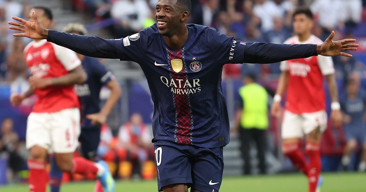 Imagen para el artículo: Tras ganar la Champions, Dembélé se sumó a la concentración de Francia