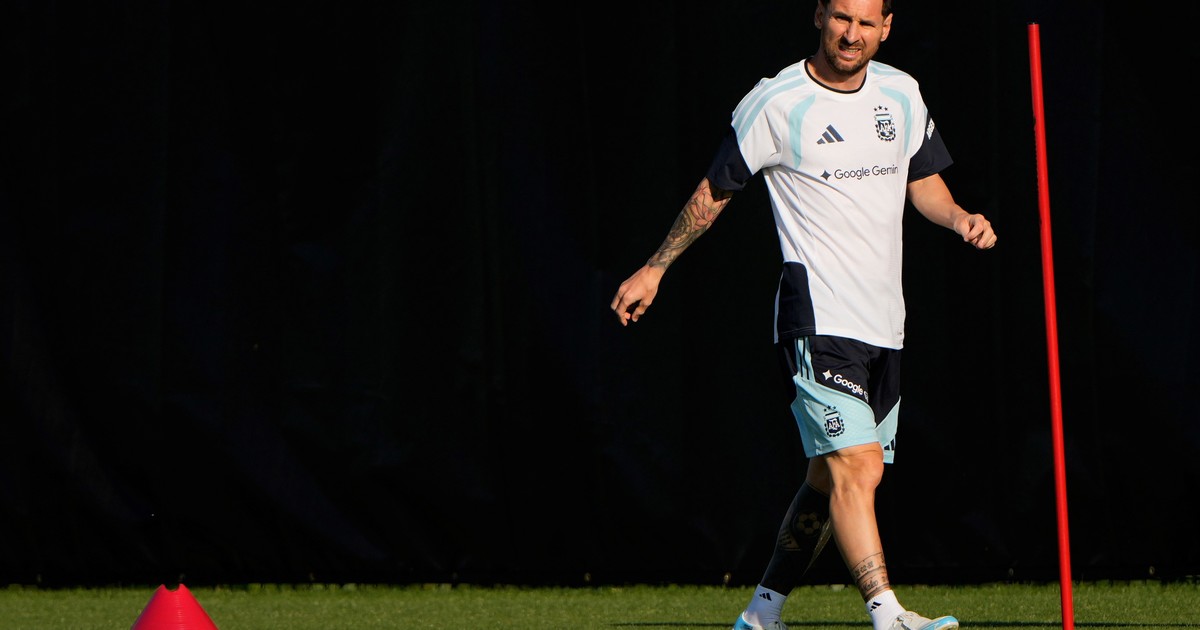 Imagen para el artículo: Lionel Messi entrenó por primera vez a la par de la Selección antes de los amistosos