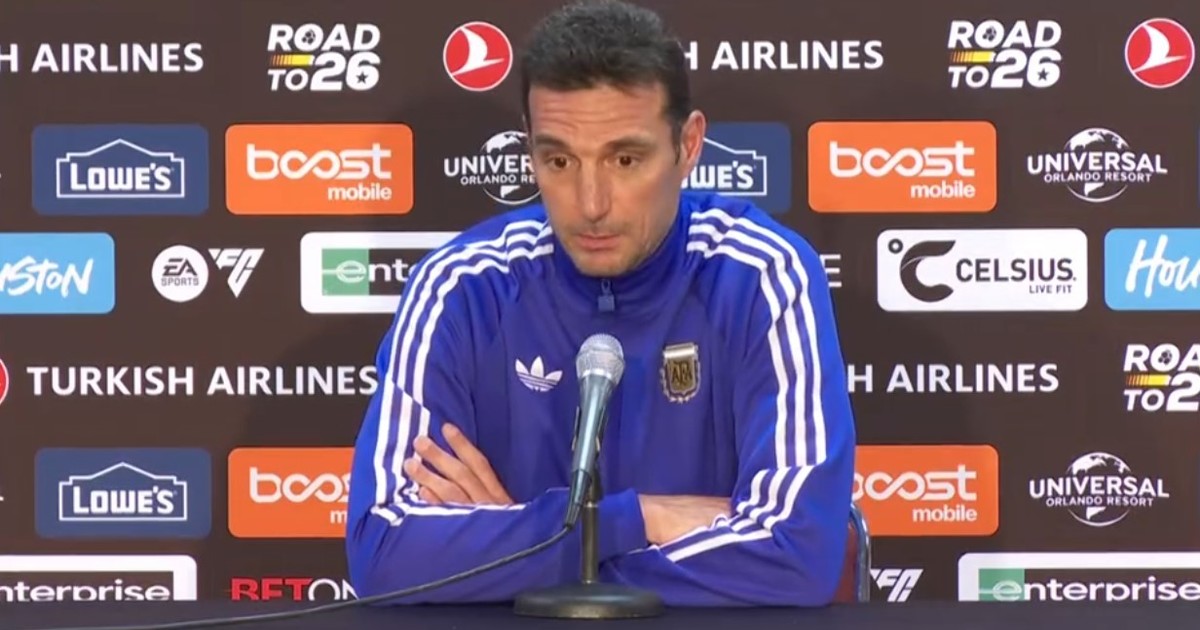 Imagen para el artículo: Scaloni: "Messi puede jugar algunos minutos"