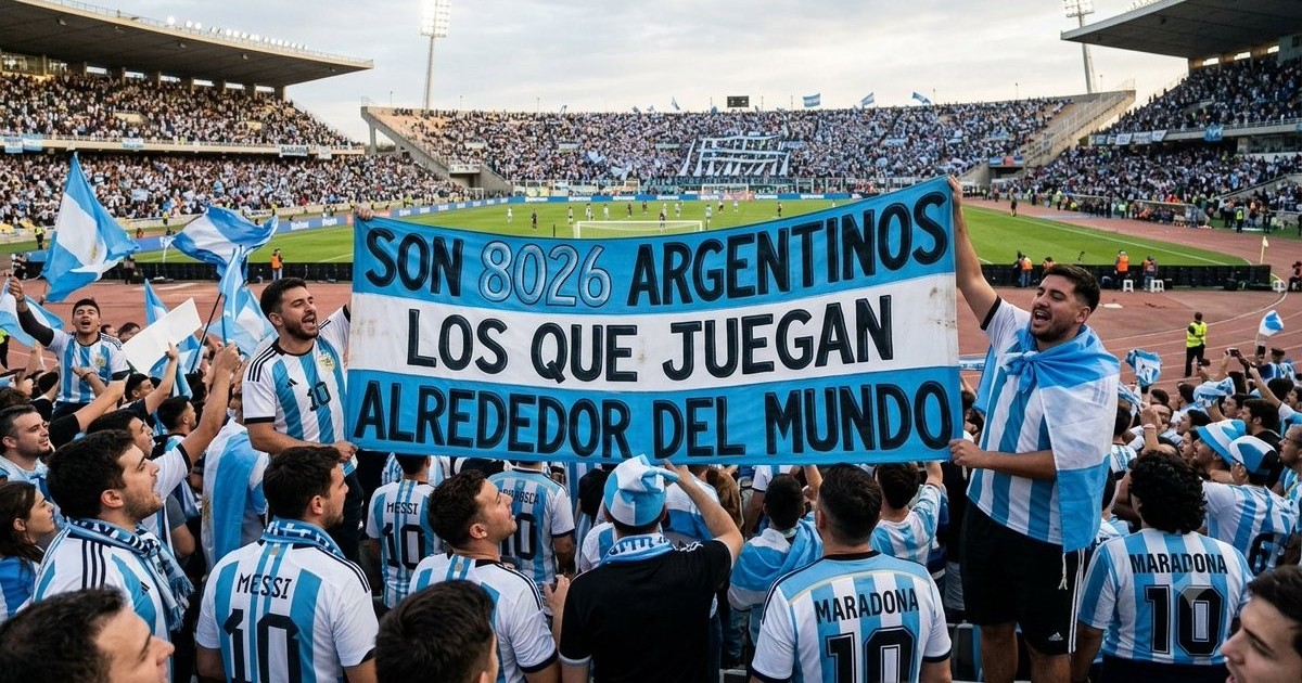 Imagen para el artículo: Un nuevo número récord: el exhaustivo estudio que registró el total de jugadores argentinos alrededor del mundo