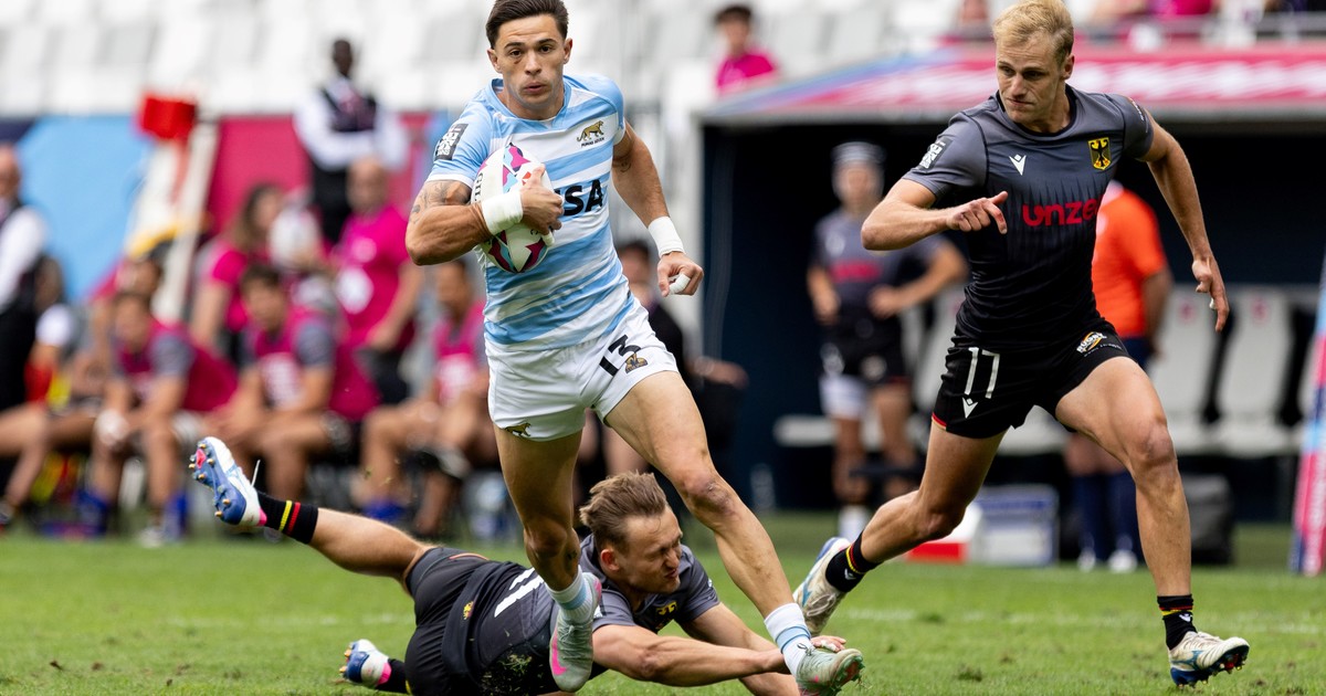 Imagen para el artículo: Los Pumas 7's vencieron a Alemania y van por el pase a cuartos ante Francia en el Seven de Burdeos