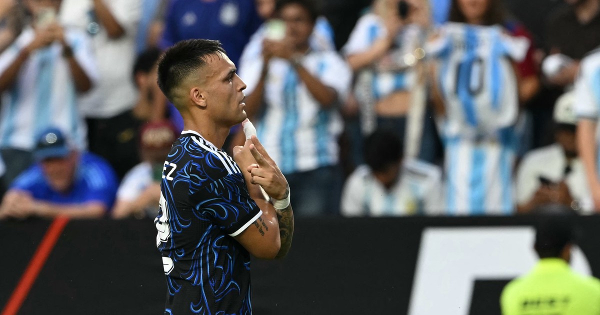 Imagen para el artículo: Video: el penal infantil a Tagliafico y gol de Lautaro Martínez frente a Honduras