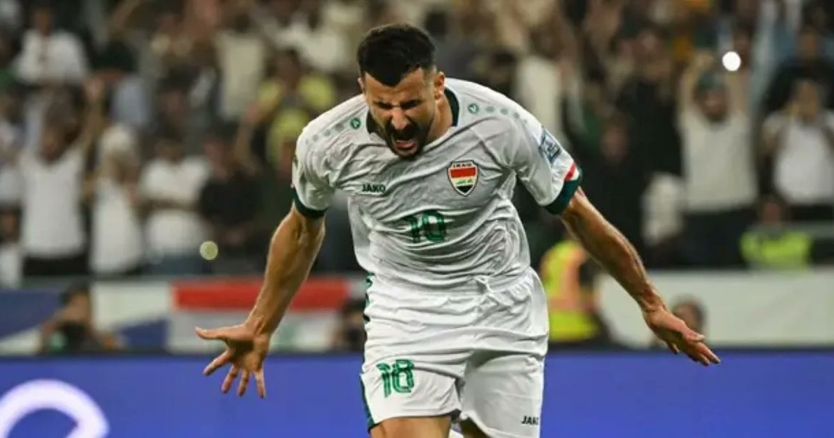 Imagen para el artículo: De "ser indagado como un terrorista" a meter un gol en un Mundial después de 40 años para Irak
