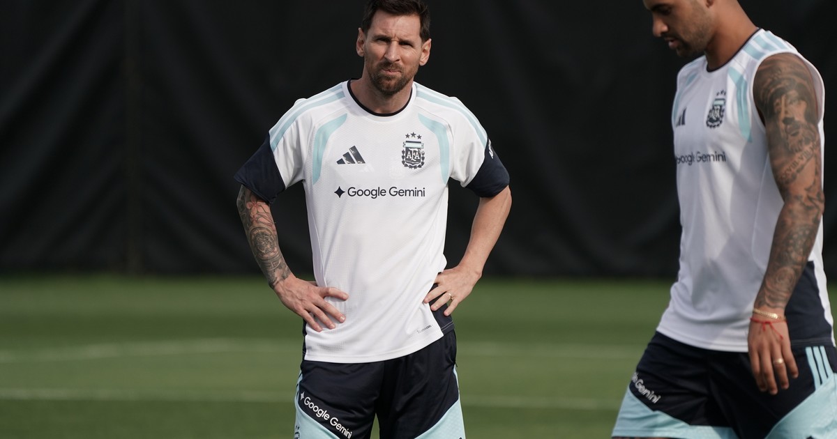 Imagen para el artículo: Crónica del entrenamiento de Messi en el cierre de una jornada delicada