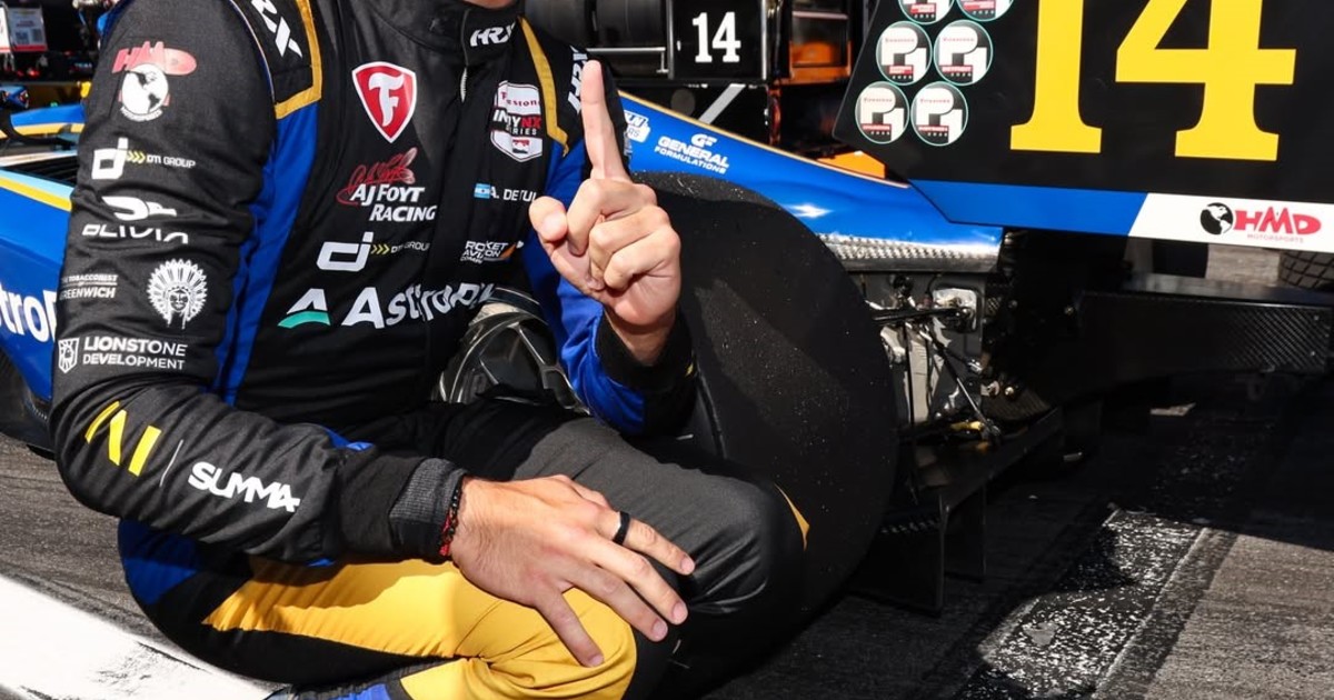 Imagen para el artículo: Alessandro De Tullio brilló en Wisconsin, logró su séptima pole en diez carreras en la Indy NXT