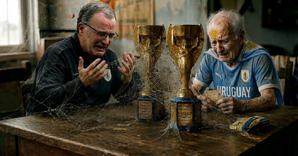 Imagen para el artículo: Los mejores memes tras la eliminación de Uruguay y Bielsa en el Mundial