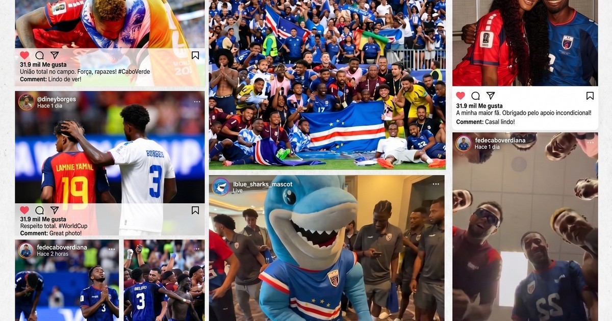 Imagen para el artículo: El lado B de Cabo Verde: así viven en redes los jugadores que enfrentarán a Argentina y el mensaje de "1% de chances y 99% de fe"