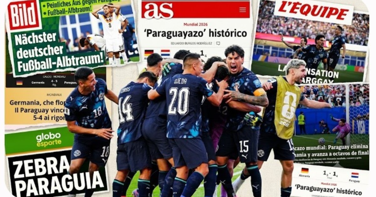 Imagen para el artículo: Qué dijeron los medios del mundo de la hazaña del equipo de Alfaro: desde la "vergonzoza eliminación" en Alemania al "batacazo Mundial" en Paraguay
